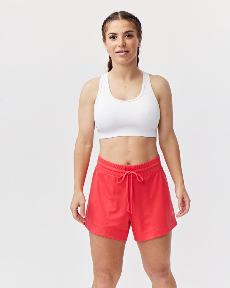 G5 Advance 4.5" Knit Short in Hot Coral, alternate view