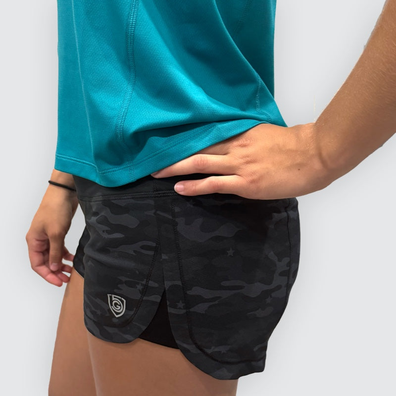 Fast & Free Women's Workout Shorts, additional detail, alternate view