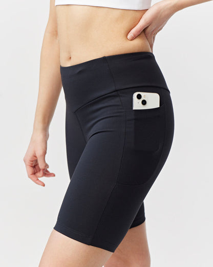 Go Again Bike Short 8" in Black, additional detail