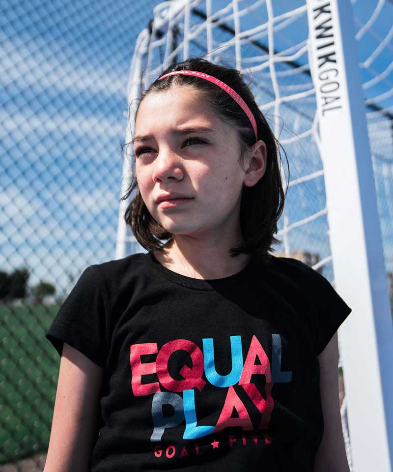 Equal Play Girls' Black T Shirt, product photo