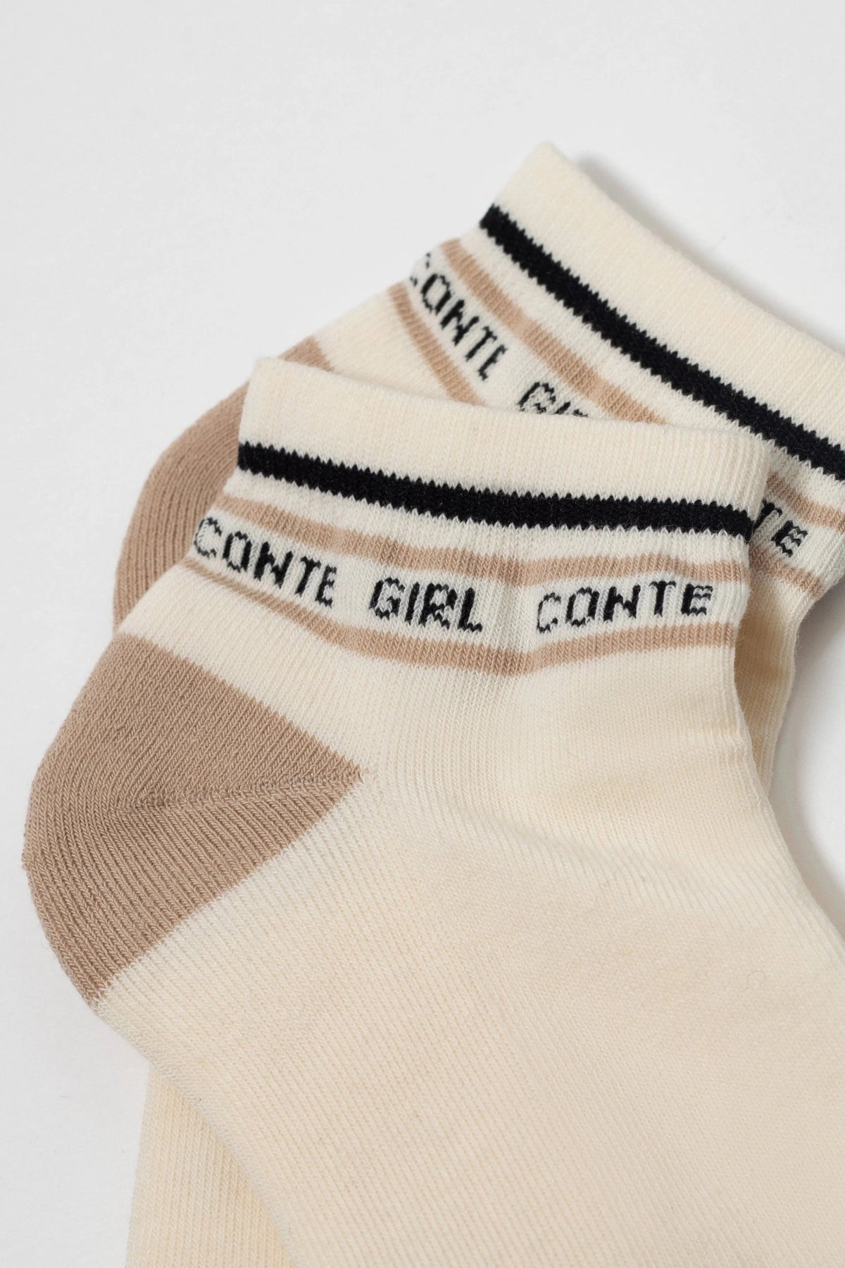 Conte Active 572 cotton ankle socks with terry foot, alternate view (3)