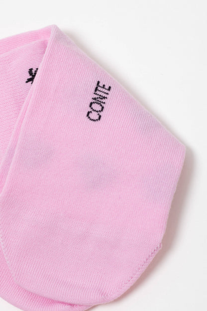Conte Active 589 cotton ankle socks with palm tree pattern, product photo (2)