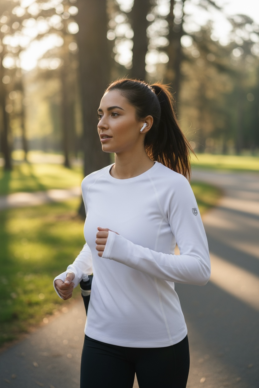 Foudy 2.0 Women's Long Sleeve Athletic Top, alternate view, product photo