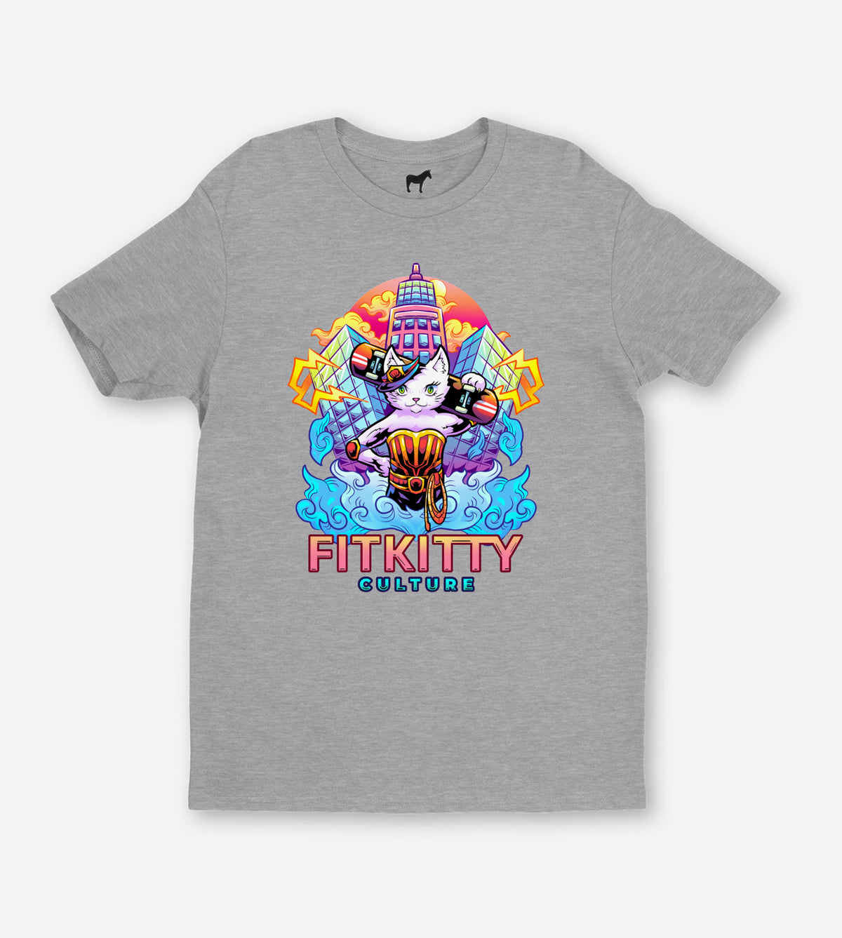 Fitkitty Culture Baddie Kitty t-shirt, alternate view 3