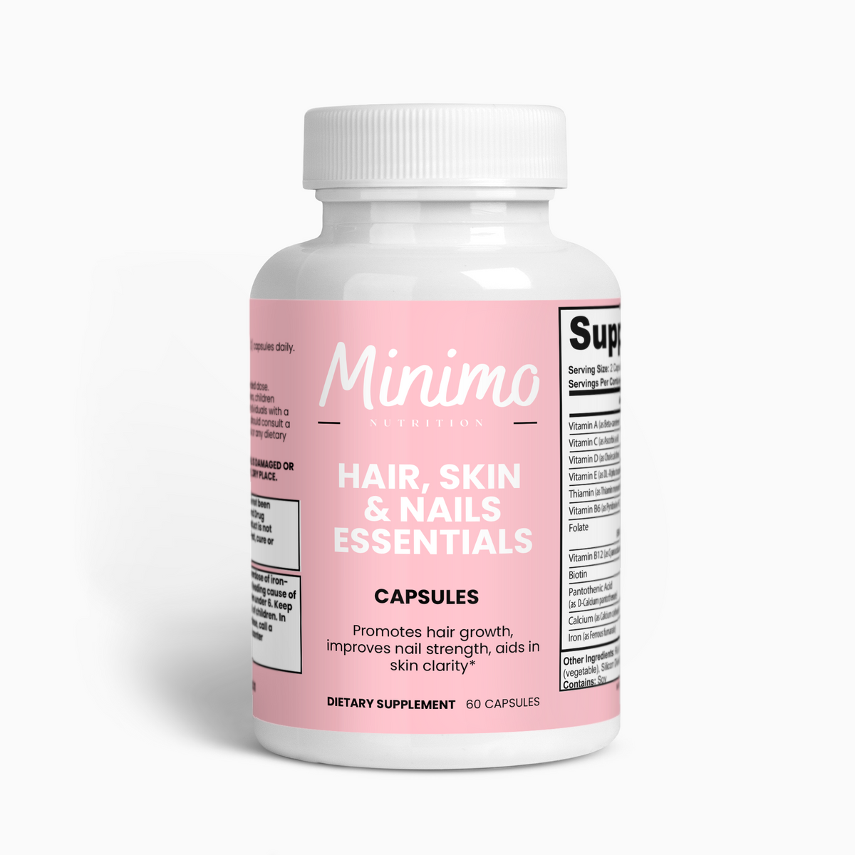 Minimo Nutrition Hair, Skin and Nails Essentials, product photo
