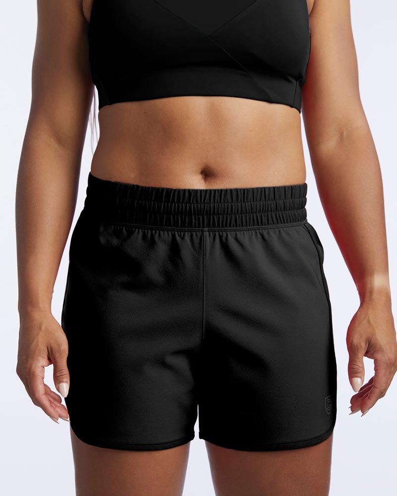 Indie Women's Sport Shorts in Black