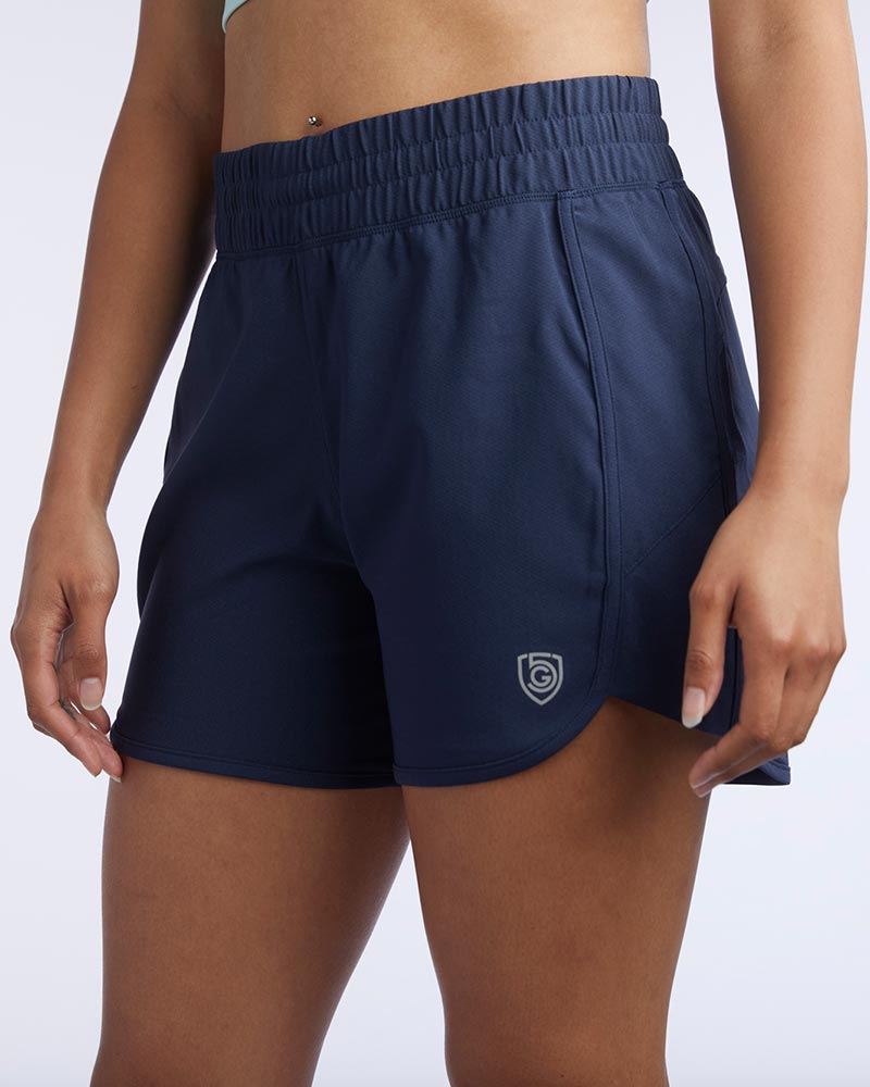 Indie Women's Sport Shorts in Navy