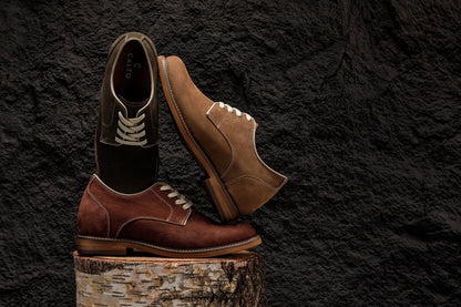 CALTO J1312 derby shown with the J1311 and J1313 styles