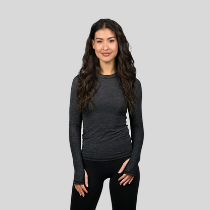 JOJU Laguna Heathered Long-Sleeve Women's Sun Shirt