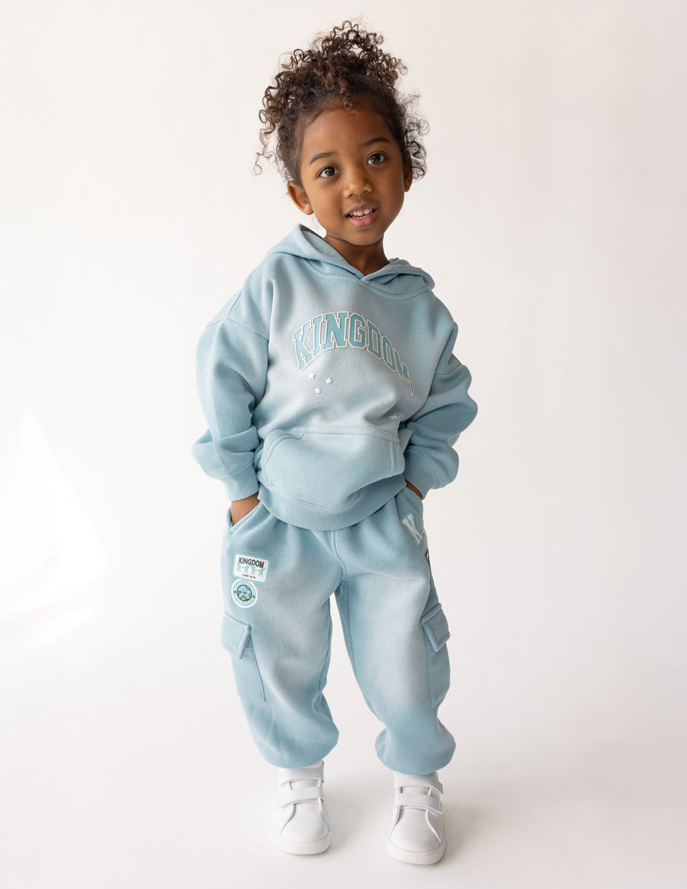 Kingdom Kids Hoodie in Air Blue