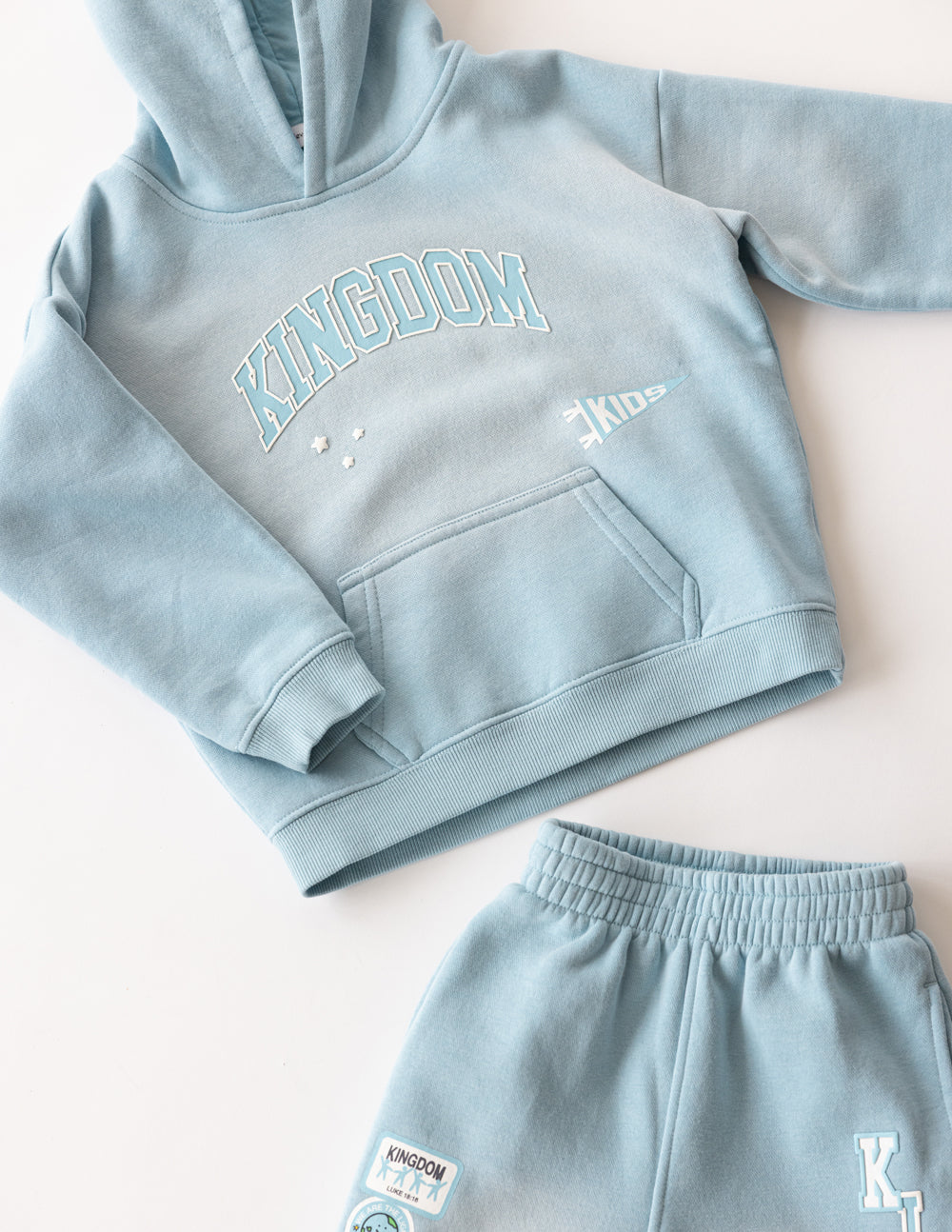 Kingdom Kids Hoodie in Air Blue, product photo
