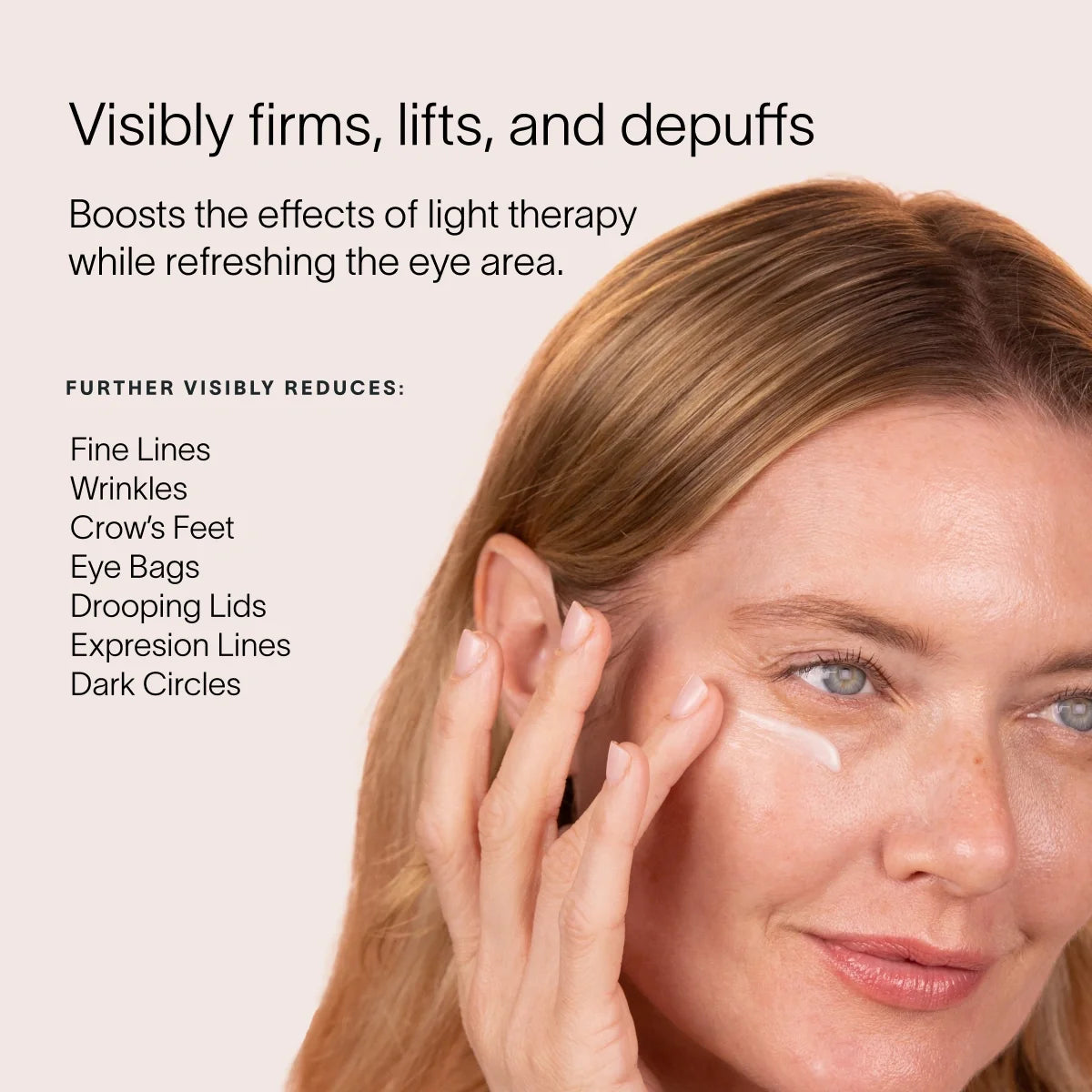 Solawave LightBoost Eye Cream, styled photo