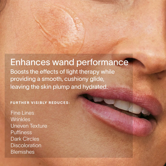 Solawave LightBoost Wand Activating Serum, styled photo