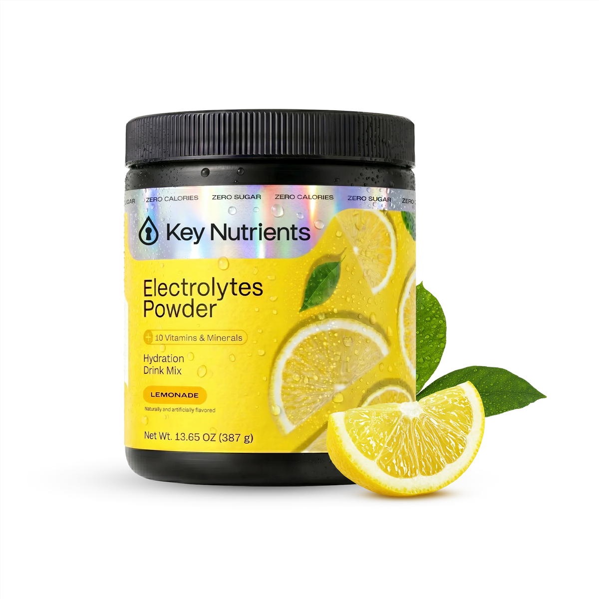 Key Nutrients Electrolyte Recovery Plus sugar-free electrolyte powder in Lemonade