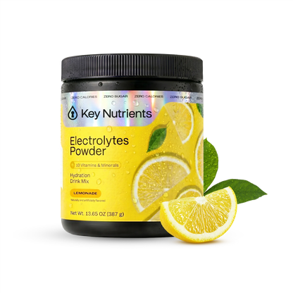 Key Nutrients Electrolyte Recovery Plus sugar-free electrolyte powder in Lemonade
