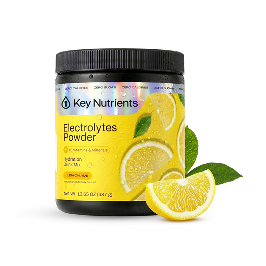 Key Nutrients Electrolyte Recovery Plus sugar-free electrolyte powder in Lemonade