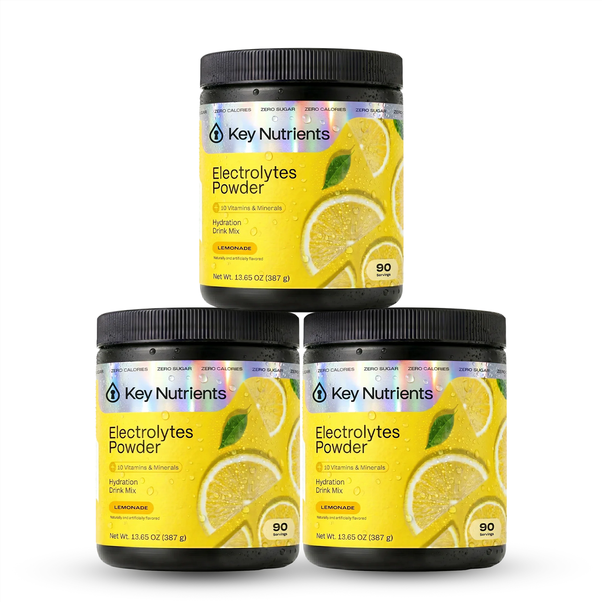 Key Nutrients Electrolyte Recovery Plus powder in Lemonade, alternate view
