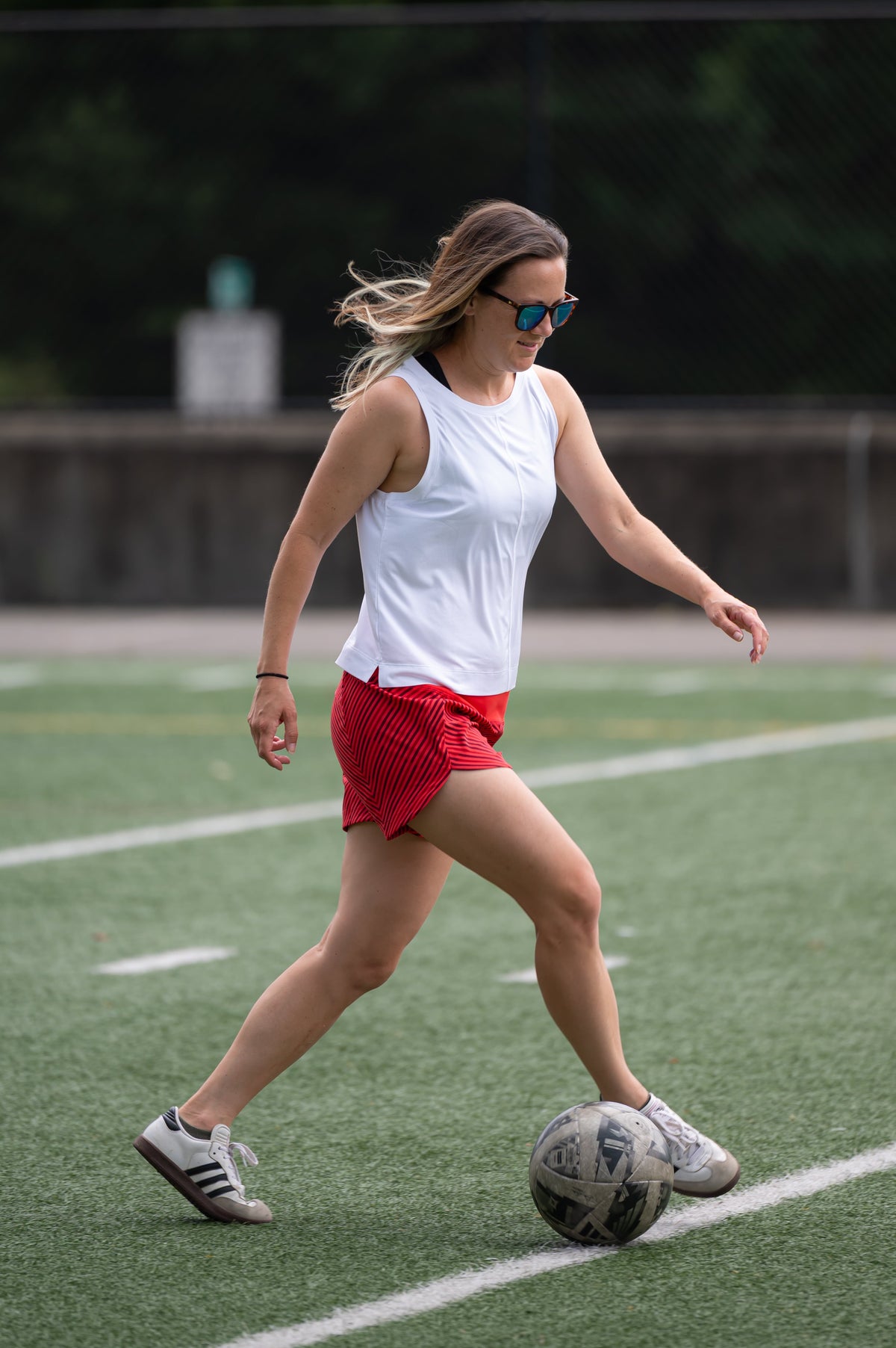 Boxy Crop Tank, styled photo