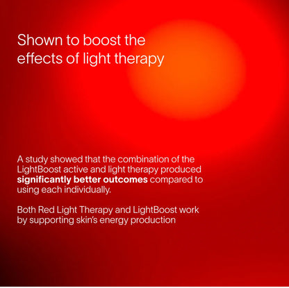 Solawave LightBoost Face & Neck Serum, LightBoost complex graphic