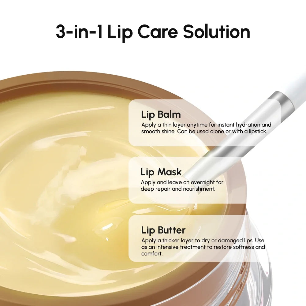 Vanilla Plumping Lip Balm & Moisturizer, styled photo