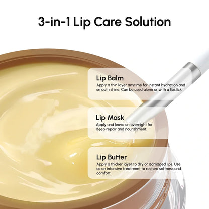 Vanilla Plumping Lip Balm & Moisturizer, styled photo