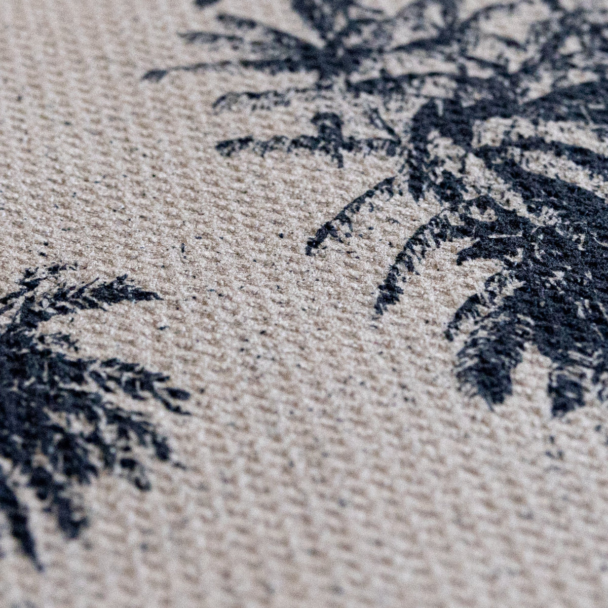 Laek Beach Towel in the palm print, additional detail