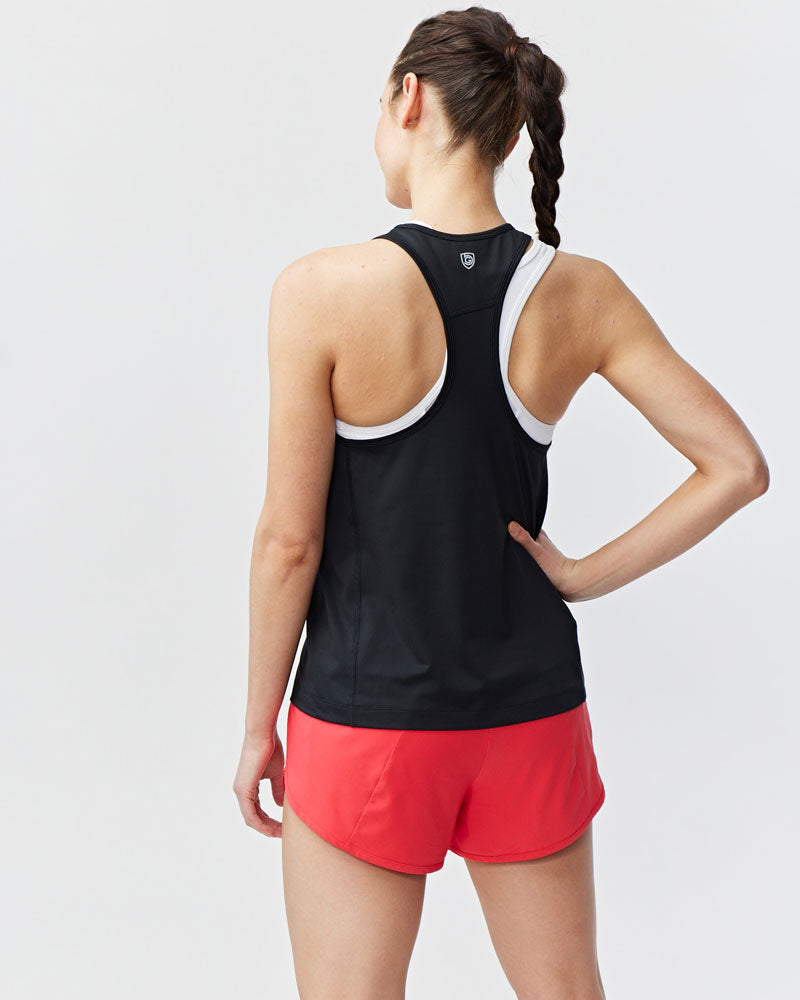 Mesh It To Me Tank in Black