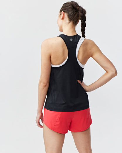 Mesh It To Me Tank in Black