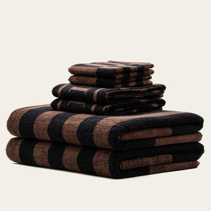 Italic Shadmoor Geometric Australian Cotton Bath Sheets