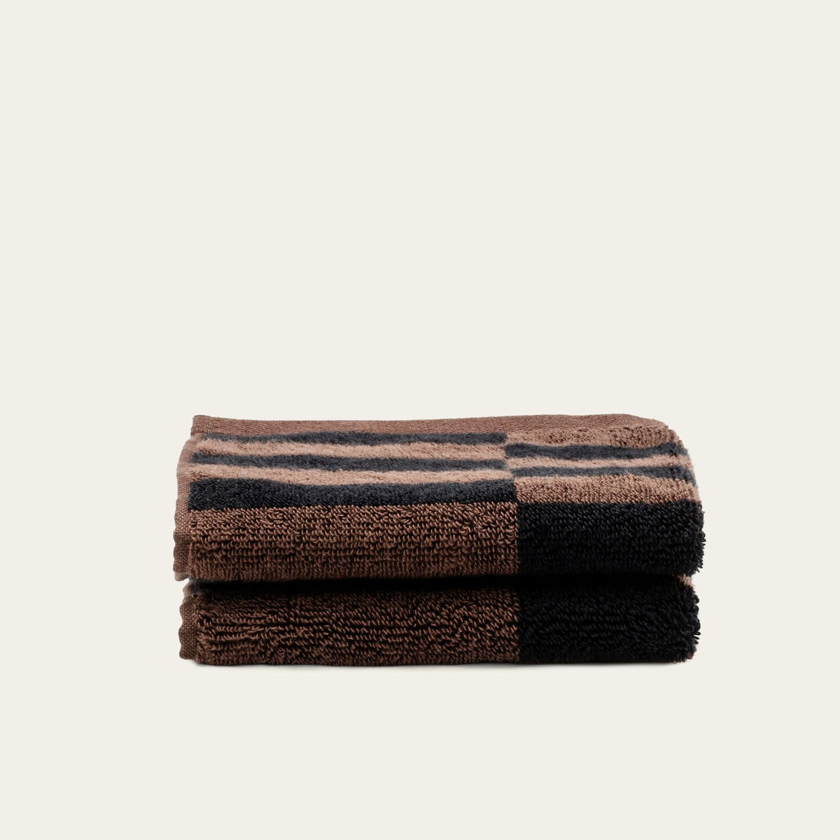 Italic Shadmoor Geometric Australian Cotton Bath Sheets