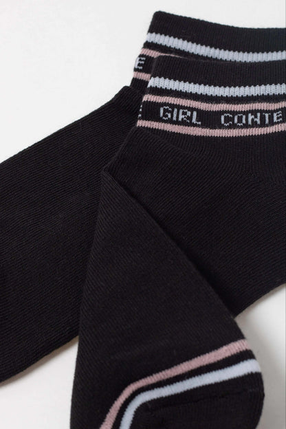 Conte Active 572 cotton ankle socks with terry foot, alternate view (5)