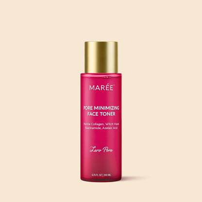 Maré Pore Minimizing Face Toner bottle on a beige background