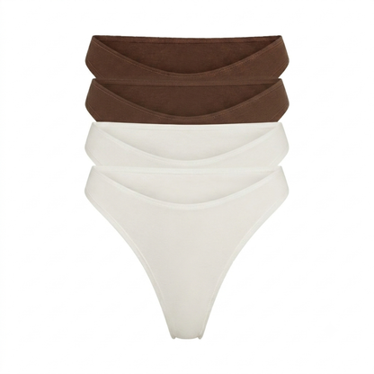 Organic Cotton & Hemp Thong 4-Pack, alternate view