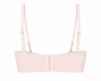 Organic Cotton Nursing Bralette in Pink, additional detail