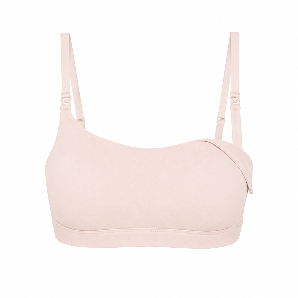 Organic Cotton Nursing Bralette in Pink
