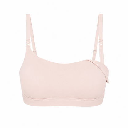 Organic Cotton Nursing Bralette in Pink