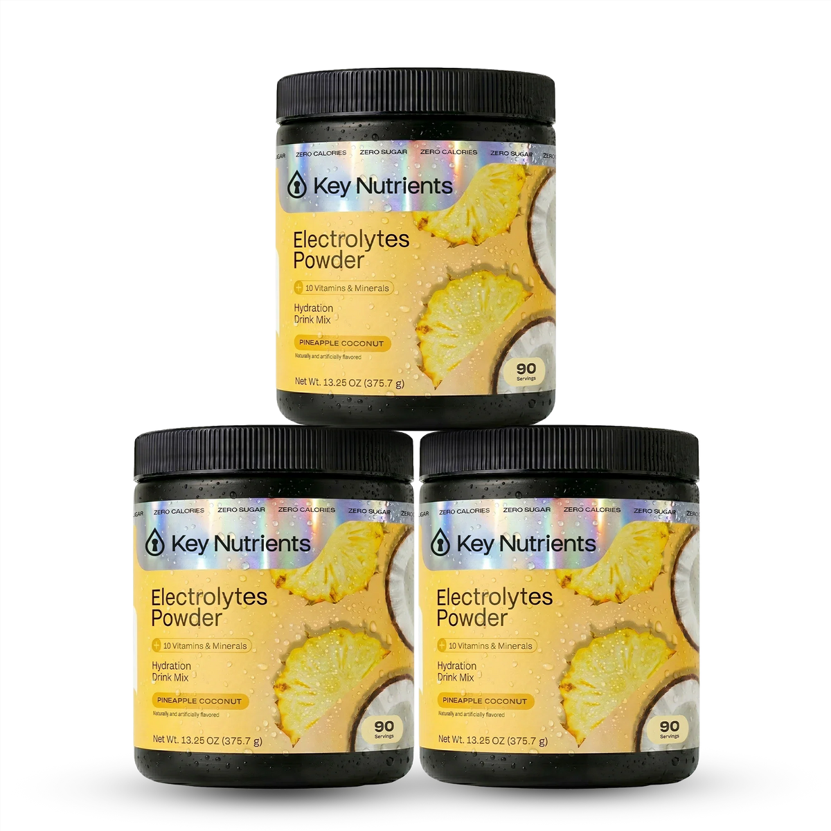 Key Nutrients Electrolyte Recovery Plus powder in Pineapple Coconut, alternate view