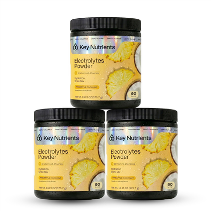 Key Nutrients Electrolyte Recovery Plus powder in Pineapple Coconut, alternate view