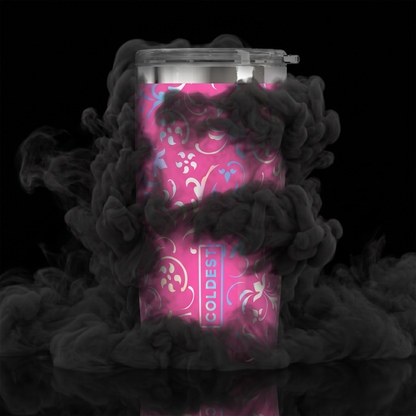 Coldest 20 oz Tumbler v2 in Pink Moonlight Floral
