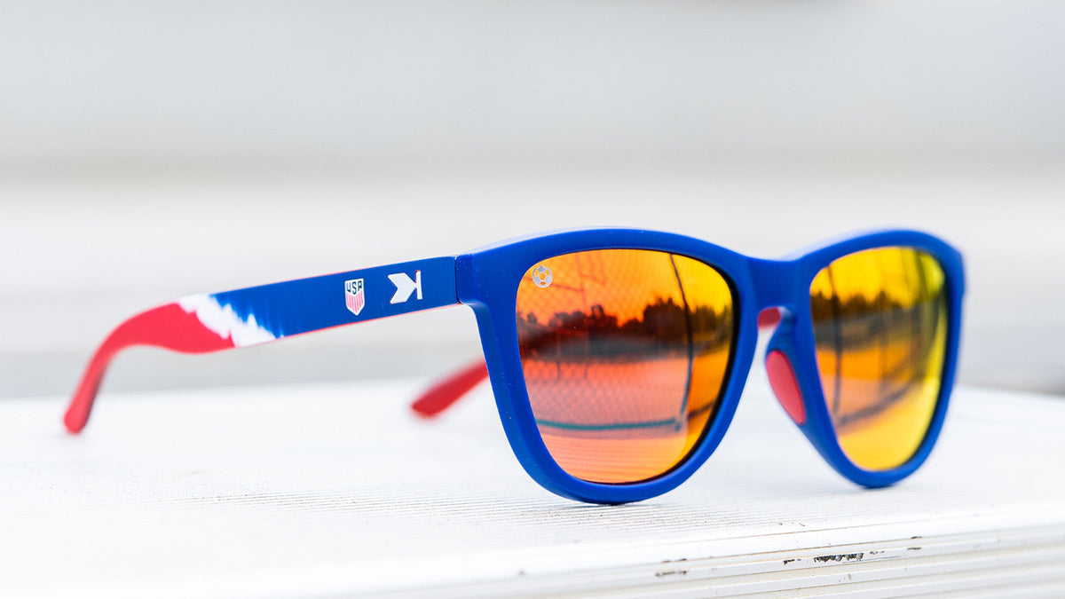U.S. Soccer 2024 Knockaround Sunglasses, styled photo