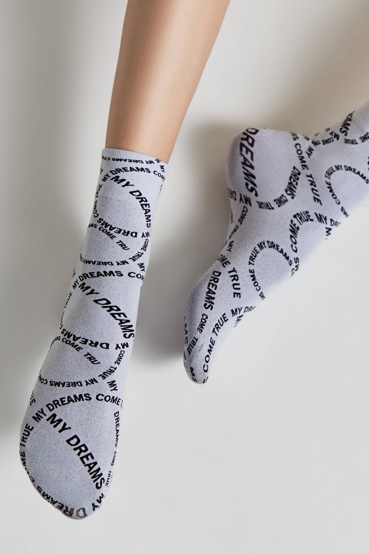 Conte Fantasy dense socks with knitted My dreams design, product photo
