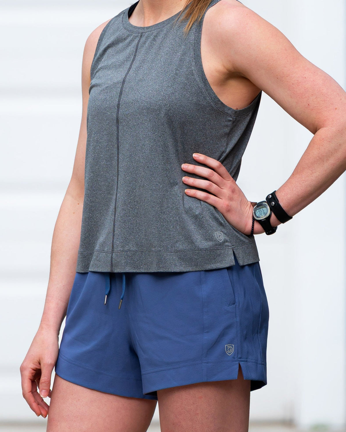 Boxy Crop Tank, alternate view, styled photo