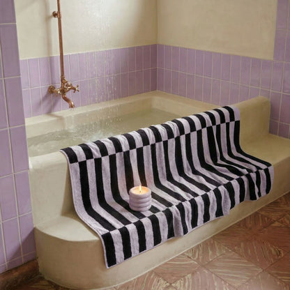 Italic Shadmoor Geometric Australian Cotton Bath Sheets