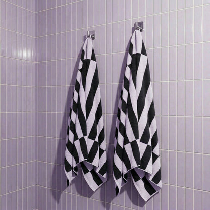 Italic Shadmoor Geometric Australian Cotton Bath Sheets