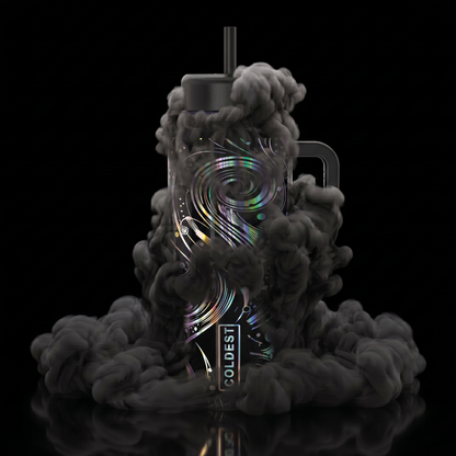 COLDEST 6.7oz Bottle in Moonlight Space Exploration, promotional graphic