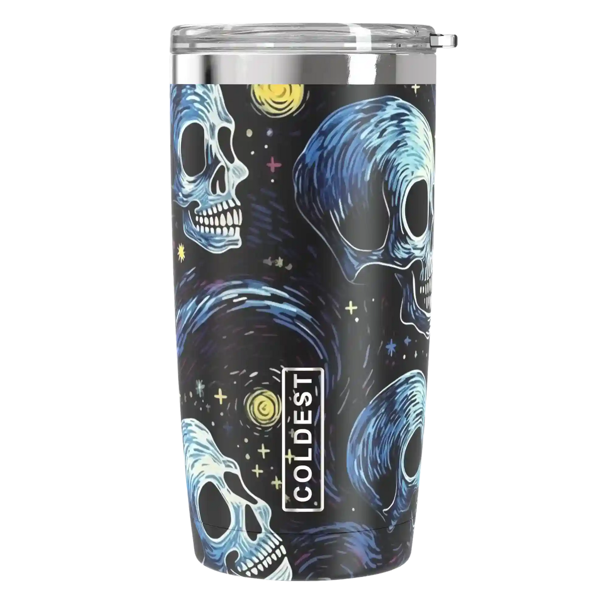 Coldest 20 oz Tumbler v2 in Starry Skulls Ultra
