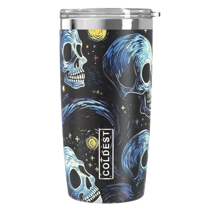 Coldest 20 oz Tumbler v2 in Starry Skulls Ultra
