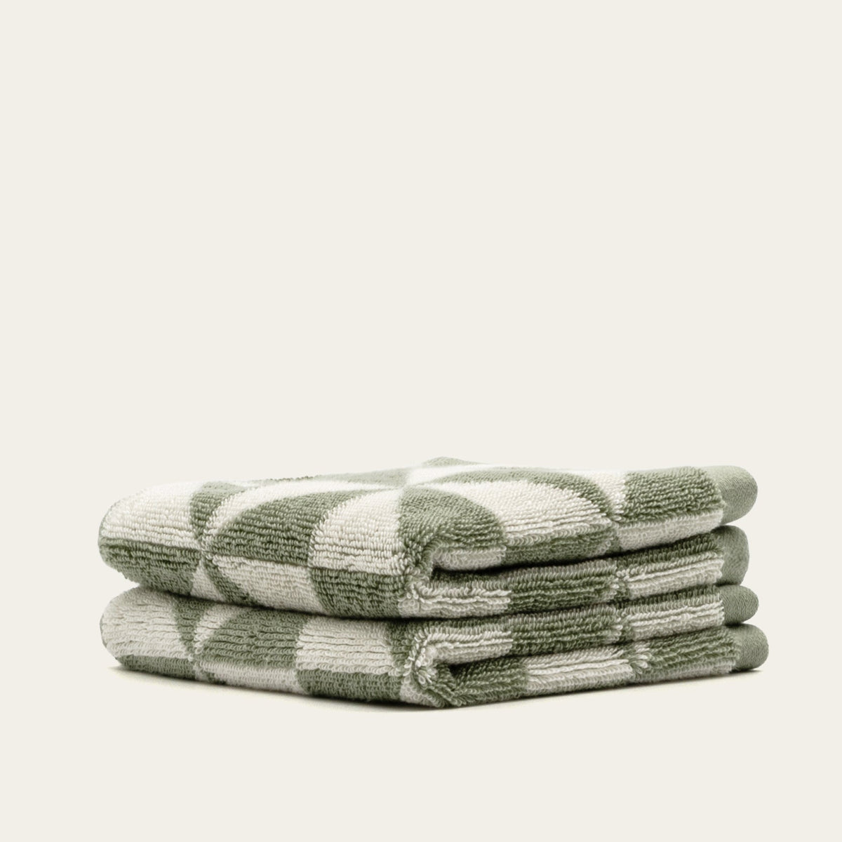 Italic Umbra Triangle-Print Australian Cotton Bath Towels
