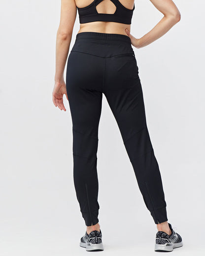 Valia Women's Black Jogger Pants in Black, product photo