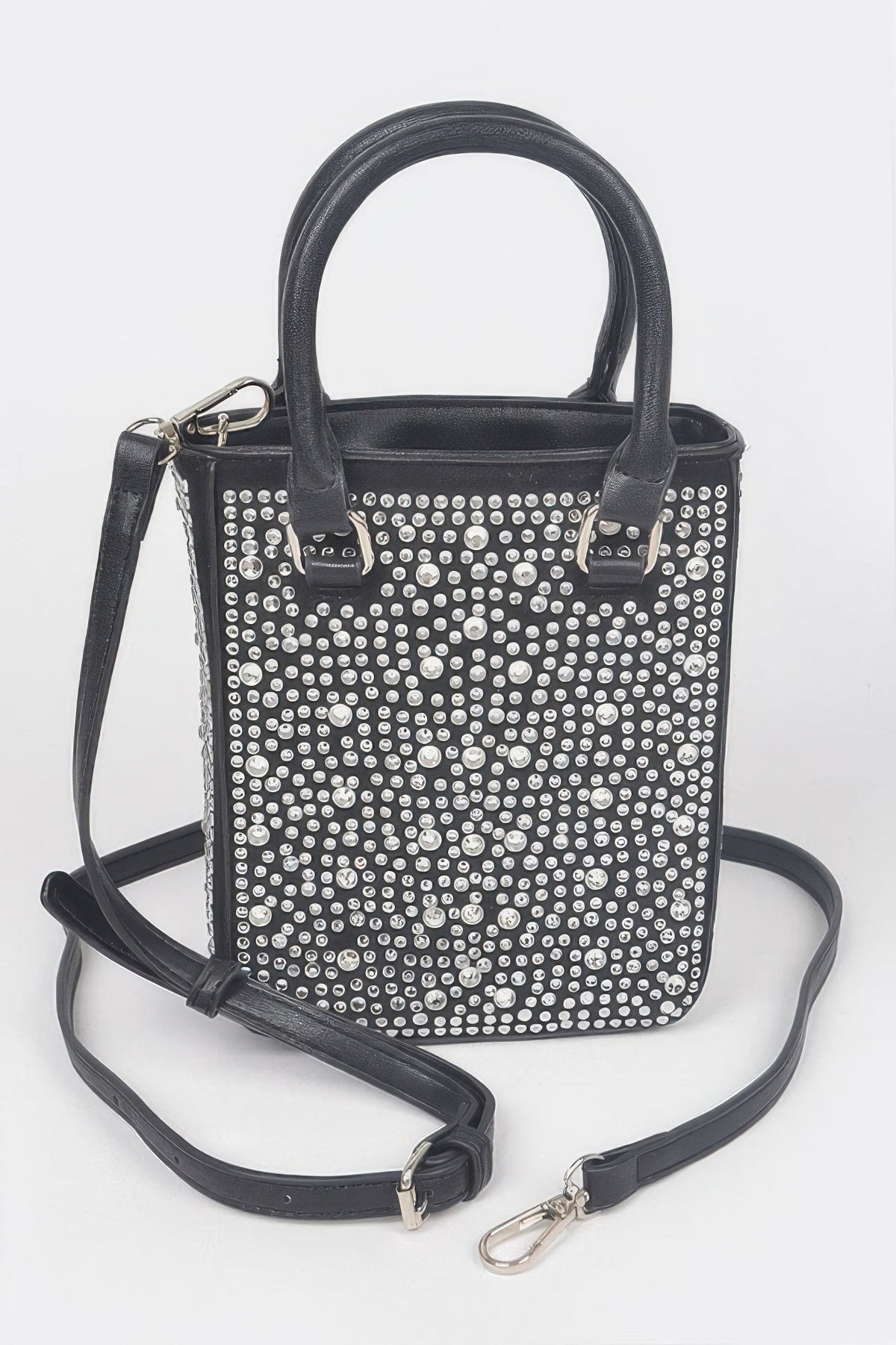 Hotfix Crossbody Bag in Black Clear, product photo